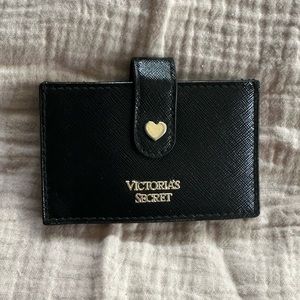 Victoria's Secret Accordion Black Card Wallet